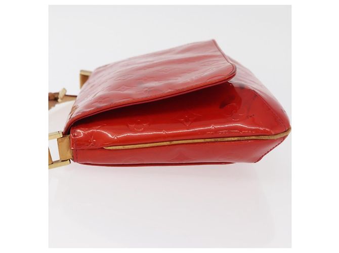 LOUIS VUITTON Borsa Thompson Street Monogram Vernis Rossa M91094 Auth BAZ450 Rosso - vista 4
