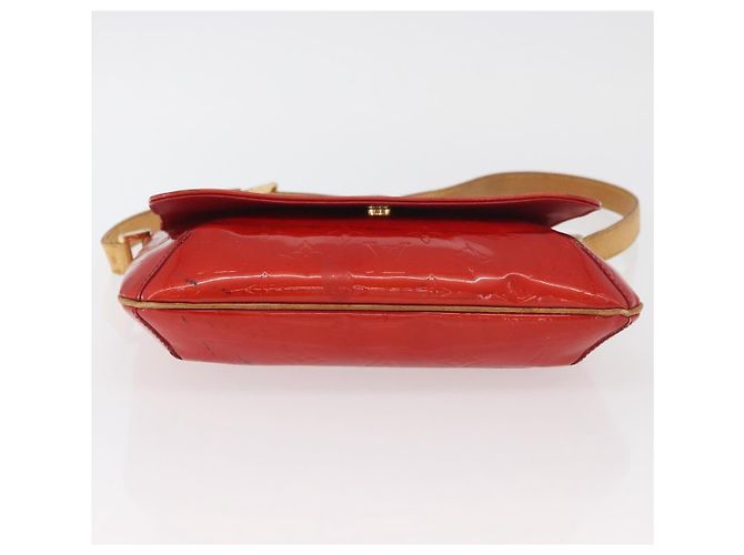 LOUIS VUITTON Borsa Thompson Street Monogram Vernis Rossa M91094 Auth BAZ450 Rosso - vista 5