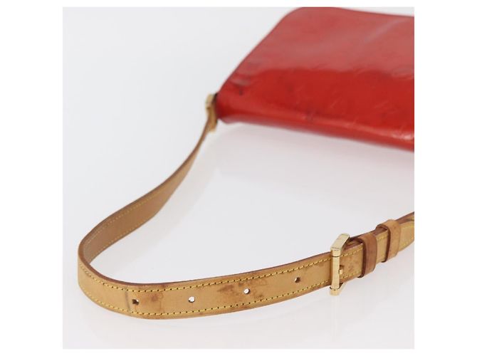 LOUIS VUITTON Borsa Thompson Street Monogram Vernis Rossa M91094 Auth BAZ450 Rosso - vista 7