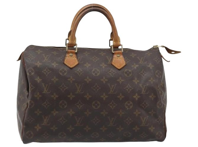 LOUIS VUITTON Bolso de Mano Monogram Speedy 35 M41524 LV Auth BAZ541 Monograma - vista 13