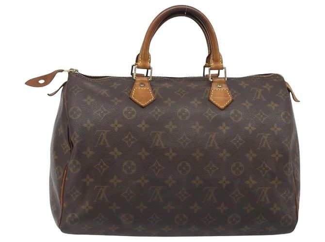 LOUIS VUITTON Bolso de Mano Monogram Speedy 35 M41524 LV Auth BAZ541 Monograma - vista 2