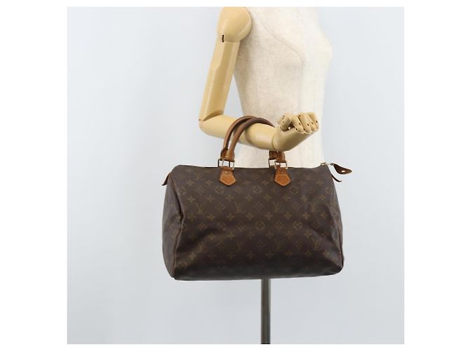 LOUIS VUITTON Bolso de Mano Monogram Speedy 35 M41524 LV Auth BAZ541 Monograma - vista 22