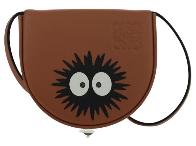 LOEWE Ghibli Il Mio Vicino Totoro Mini Pochette Soot Sprites Auth SW2290SM Marrone - vista 13