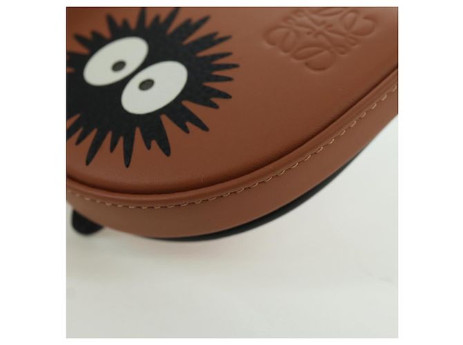 LOEWE Ghibli Il Mio Vicino Totoro Mini Pochette Soot Sprites Auth SW2290SM Marrone - vista 14