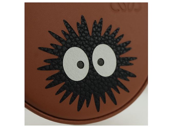 LOEWE Ghibli Il Mio Vicino Totoro Mini Pochette Soot Sprites Auth SW2290SM Marrone - vista 18