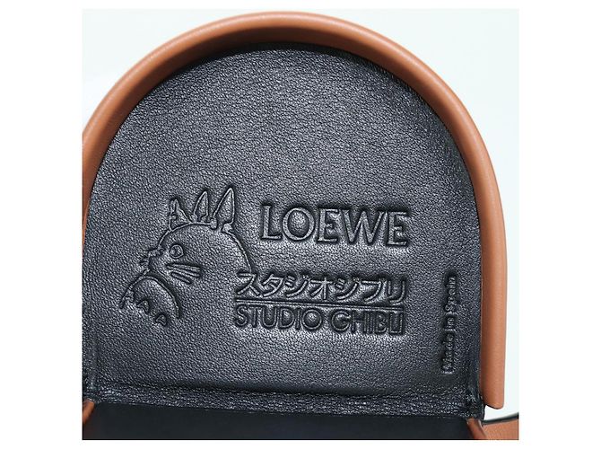 LOEWE Ghibli Il Mio Vicino Totoro Mini Pochette Soot Sprites Auth SW2290SM Marrone - vista 19