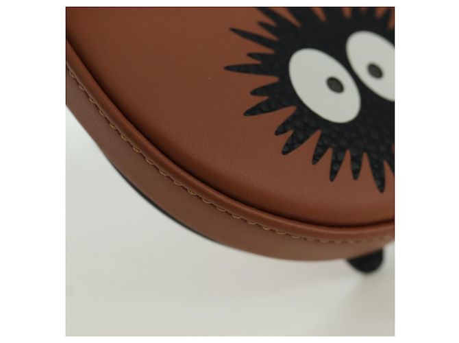 LOEWE Ghibli Il Mio Vicino Totoro Mini Pochette Soot Sprites Auth SW2290SM Marrone - vista 9