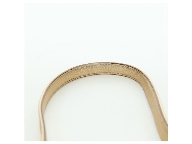 Borsa a spalla PRADA in pelliccia beige oro Auth BAZ731SM D'oro - vista 15
