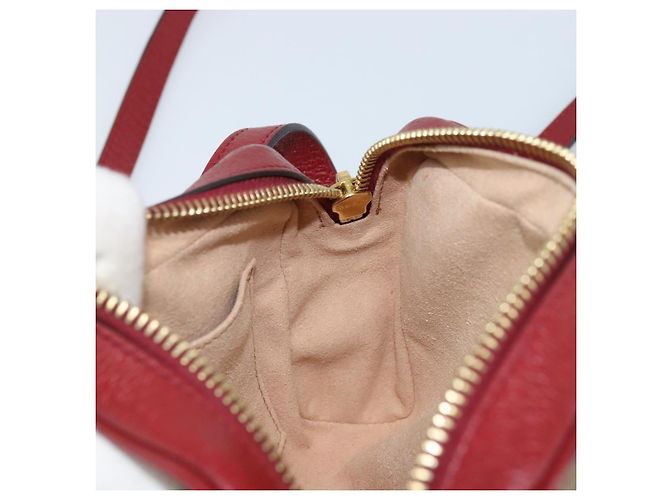 Gucci Borsa Doraemon Micro GG Supreme in PVC beige e oro 647784 Auth ka3475SAM D'oro - vista 18