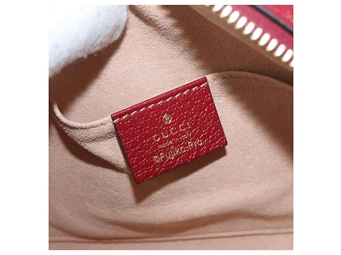 Borsa PVC Beige GUCCI Micro GG Supreme Doraemon x Fujiko-Pro 647784 Auth 167167SM D'oro - vista 18