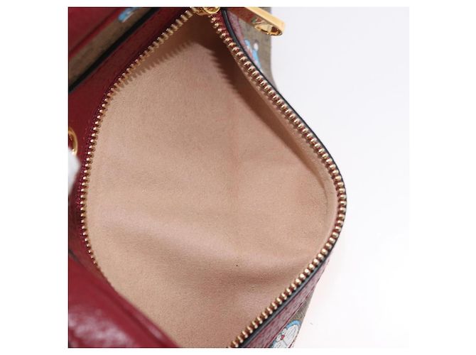 Borsa PVC Beige GUCCI Micro GG Supreme Doraemon x Fujiko-Pro 647784 Auth 167167SM D'oro - vista 23