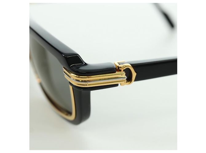 Occhiali da sole CARTIER Vertigo in plastica Neri Auth am11189SM Nero - vista 11