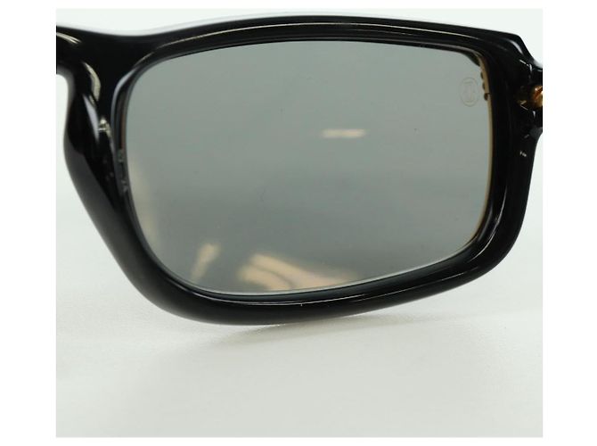 Occhiali da sole CARTIER Vertigo in plastica Neri Auth am11189SM Nero - vista 16