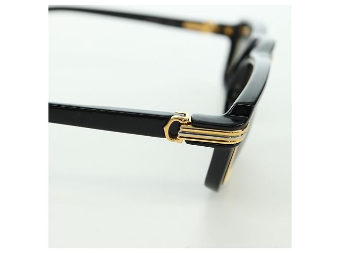 Occhiali da sole CARTIER Vertigo in plastica Neri Auth am11189SM Nero - vista 7