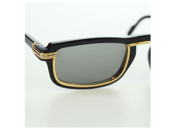 Occhiali da sole CARTIER Vertigo in plastica Neri Auth am11189SM Nero - vista 8