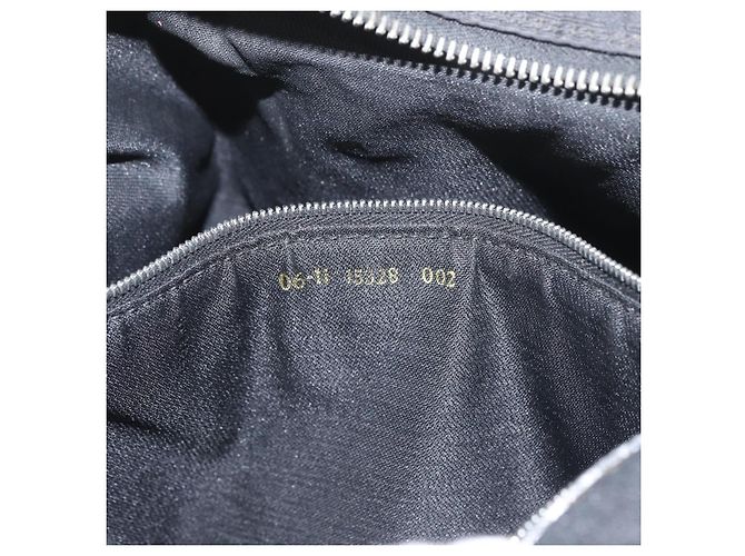 Borsa a Spalla FENDI in Tela Zucca Nera e Oro Auth 174614 Nero D'oro - vista 12