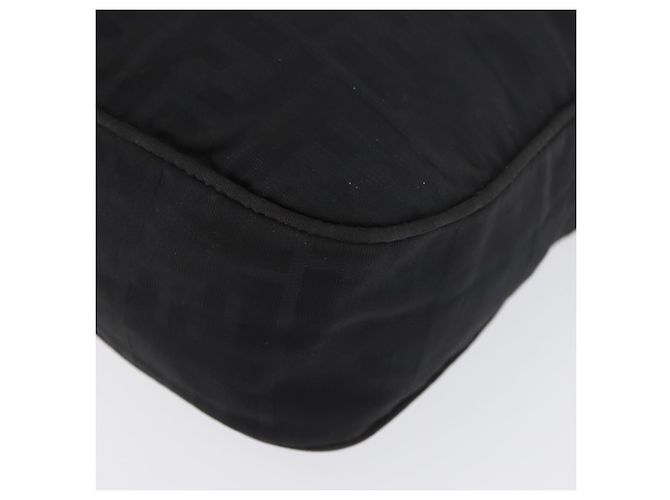 Borsa a Spalla FENDI in Tela Zucca Nera e Oro Auth 174614 Nero D'oro - vista 14