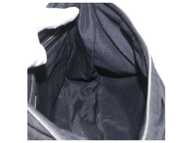 Borsa a Spalla FENDI in Tela Zucca Nera e Oro Auth 174614 Nero D'oro - vista 20