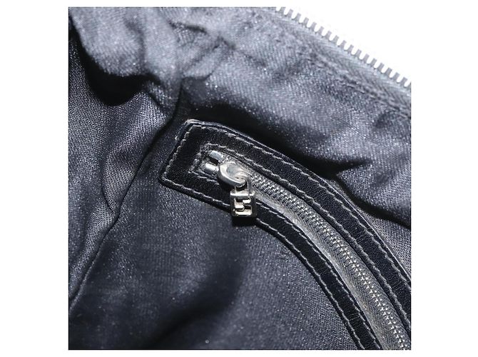 Borsa a Spalla FENDI in Tela Zucca Nera e Oro Auth 174614 Nero D'oro - vista 22