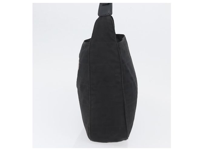 Borsa a Spalla FENDI in Tela Zucca Nera e Oro Auth 174614 Nero D'oro - vista 3