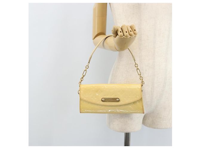 LOUIS VUITTON Borsa Vernis Sunset Bluebird Rosa fiorentino M91626 LV Auth SW2242 - vista 23