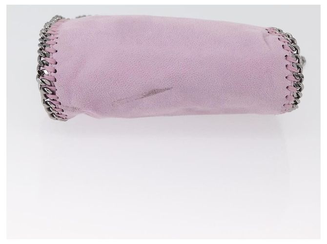 Autre Marque Borsa a spalla Falabella Stella McCartney in poliestere Rosa Argento Auth BA11627 - vista 11