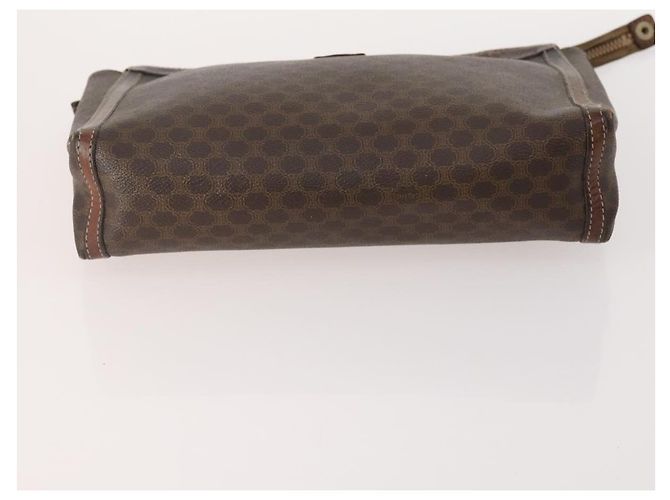 Céline Clutch in tela Macadam CELINE in pelle PVC 5 pezzi marrone navy beige Auth YKZ425 Blu navy - vista 5