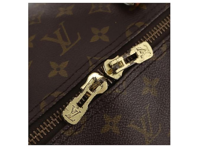 LOUIS VUITTON Borsa Boston Monogram Keepall 55 M41424 LV Auth BA11712 Monogramma - vista 10