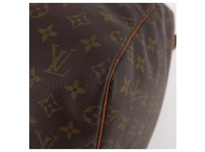 LOUIS VUITTON Borsa Boston Monogram Keepall 55 M41424 LV Auth BA11712 Monogramma - vista 14