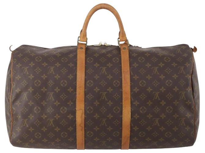 LOUIS VUITTON Borsa Boston Monogram Keepall 55 M41424 LV Auth BA11712 Monogramma - vista 2