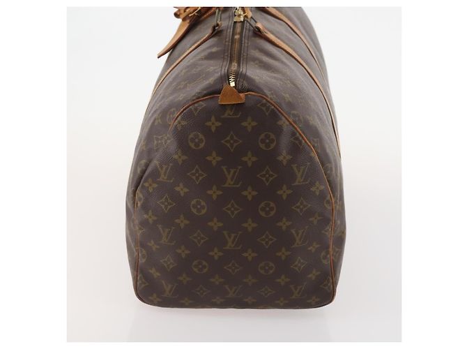 LOUIS VUITTON Borsa Boston Monogram Keepall 55 M41424 LV Auth BA11712 Monogramma - vista 3