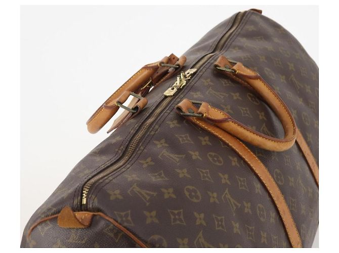 LOUIS VUITTON Borsa Boston Monogram Keepall 55 M41424 LV Auth BA11712 Monogramma - vista 6