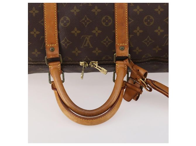 LOUIS VUITTON Borsa Boston Monogram Keepall 55 M41424 LV Auth BA11712 Monogramma - vista 7