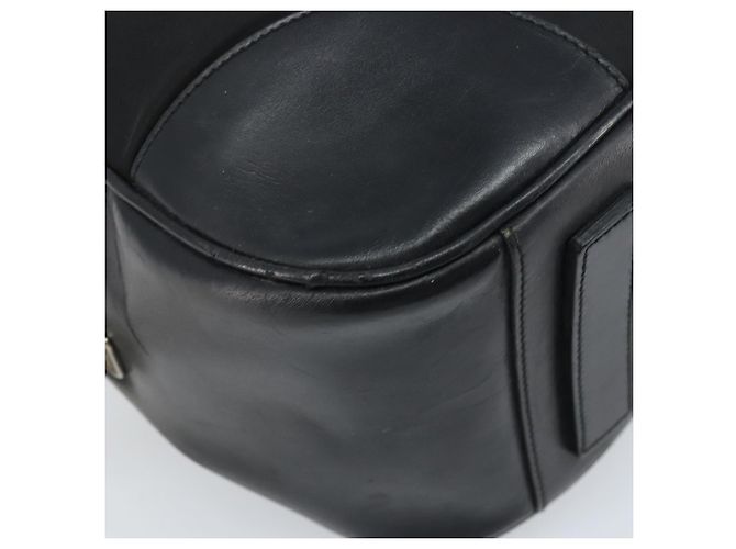 PRADA Borsa a mano in nylon nero argento Auth BAZ141A - vista 14