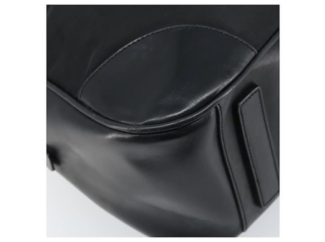 PRADA Borsa a mano in nylon nero argento Auth BAZ141A - vista 16