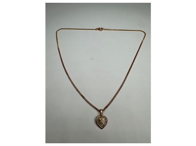 Collana Vintage Courreges Placcata Oro Oro Bianco D'oro - vista 7
