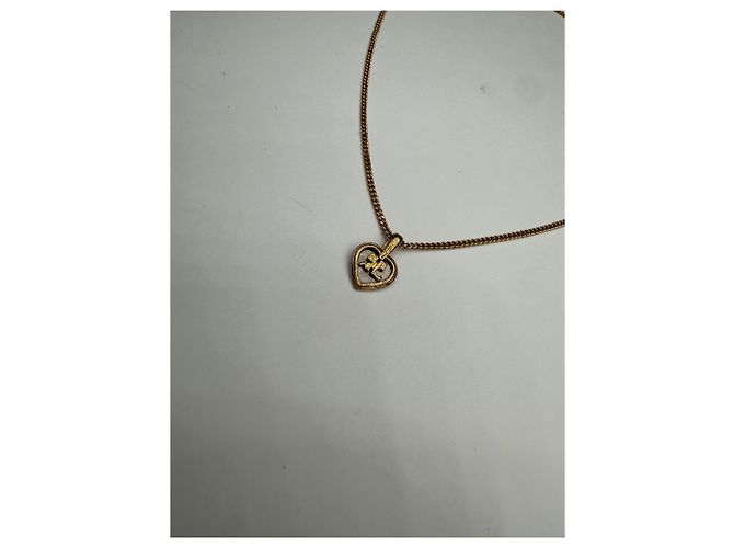 Collana Vintage Courreges Placcata Oro Oro Bianco D'oro - vista 8