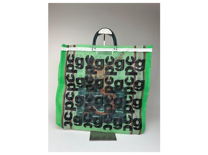 Comme Des Garcons Vintage Comme Des Garçons Polyester Tragetasche grün schwarz - Ansicht 12