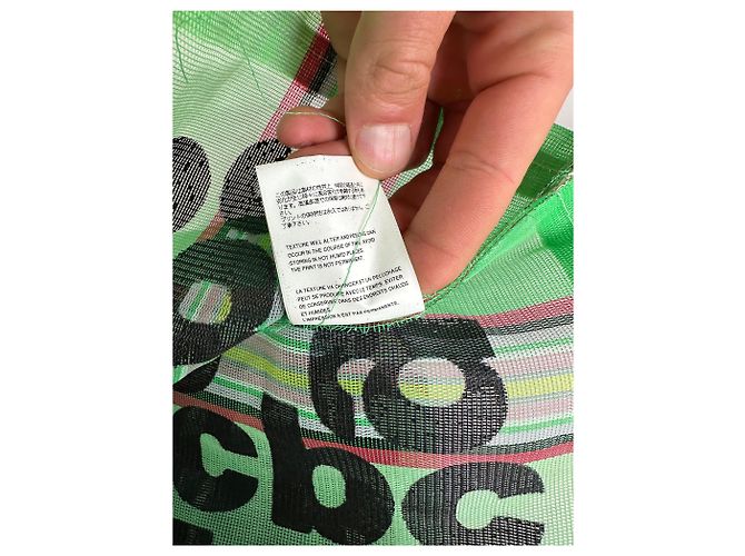 Comme Des Garcons Vintage Comme Des Garçons Polyester Tragetasche grün schwarz - Ansicht 6
