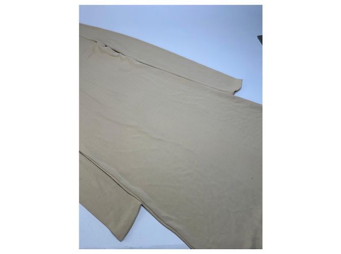 Vintage Gucci Viskosekleid M Beige - Ansicht 7