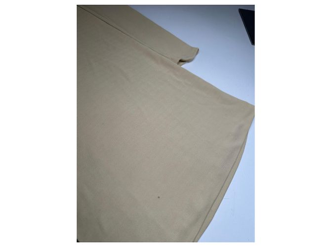 Vintage Gucci Viskosekleid M Beige - Ansicht 9