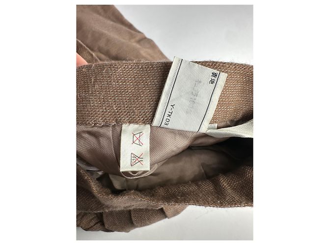 Gonna in lana vintage Dior Marrone M - vista 12