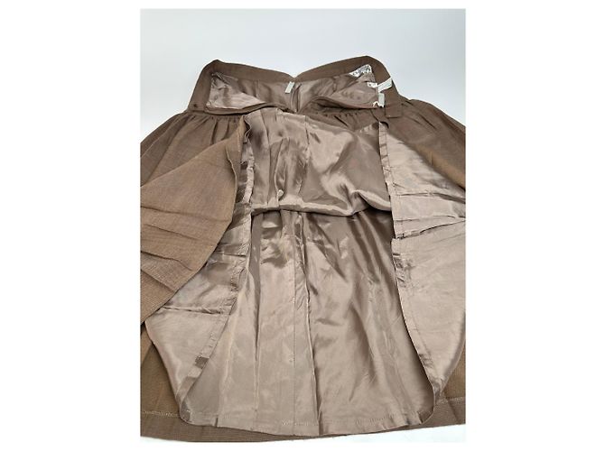 Gonna in lana vintage Dior Marrone M - vista 7