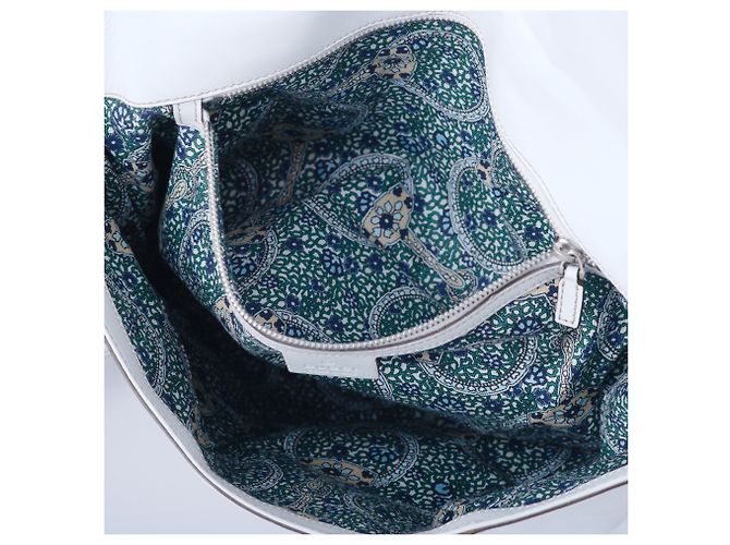 Borsa Messenger Romy in Pelle Gucci Bianco - vista 8
