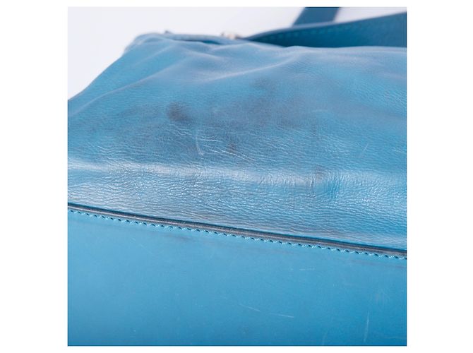 Bolsa Boston de couro com fivela dupla e bolsos Marc Jacobs Azul - vista 10
