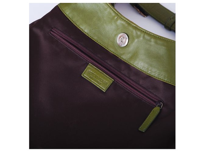 Borsa Hobo Sergio Rossi Verde - vista 10