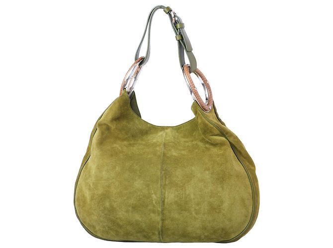 Borsa Hobo Sergio Rossi Verde - vista 3