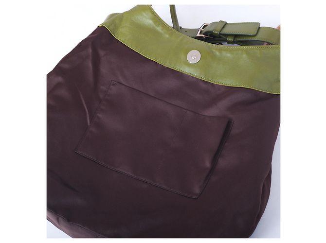 Borsa Hobo Sergio Rossi Verde - vista 7