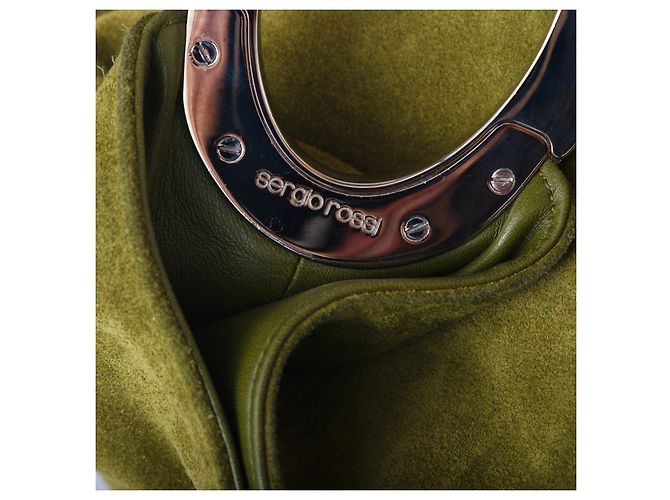 Borsa Hobo Sergio Rossi Verde - vista 9