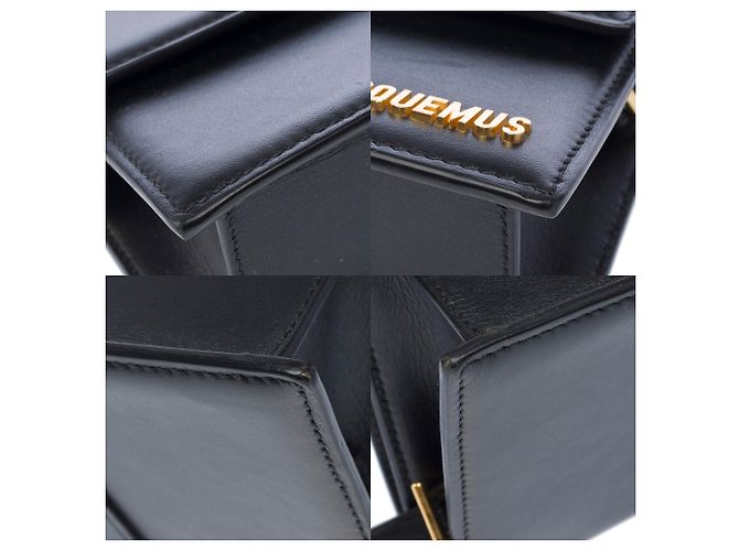 Borsa JACQUEMUS Le Bambino in Pelle Nera - 103415 Nero - vista 11